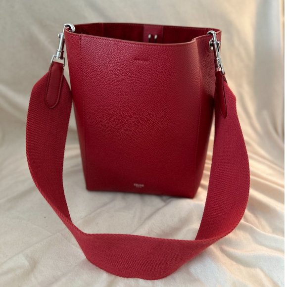 Celine Handbags - Celine Sangle Small Bucket Bag